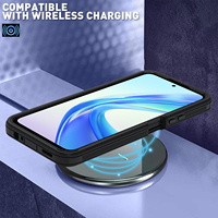 Étui de protection 3 en 1 pour téléphone portable Honor X7B/X7A/X7 - Étanche, anti-chute, protection intégrale, matériau PC+TPU, sport