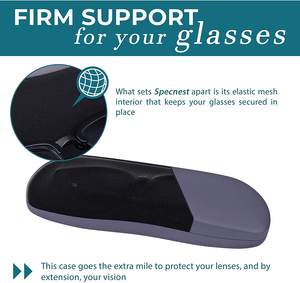 眼鏡ケース ハードケース クラムシェル型眼鏡ケース - Product Image 3