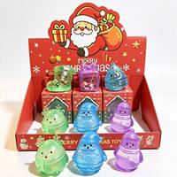 Nouvel Arrivage Jouet à Presser Doux en Maltose Thème Noël, Jouet Sensoriel Mignon Anti-Stress, Cadeau Nouveauté à Rebond Lent, Vente en Gros