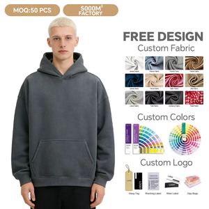 Felpa con Cappuccio da Uomo di Alta Qualità con Ricamo Frontale Personalizzato per Campeggio - Product Image 1