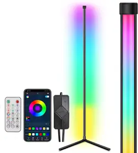 Hoek Licht Symfonie Bluetooth Rgb Vloerlamp Live Hoek Licht Graffiti Smart App Hoek Sfeer Licht