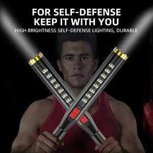 ไฟฉายแรงสูงแบบพกพา ชาร์จ USB สำหรับกิจกรรมกลางแจ้ง ไฟฉายทรงไม้เบสบอล สำหรับการลาดตระเวนรักษาความปลอดภัย - Product Image 2