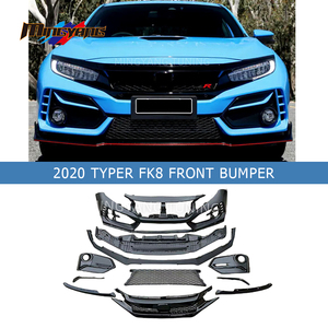 Kit de Carrocería Ancho de Plástico PP con Parachoques, Faldón Lateral, Guardabarros, Alerón y Capó para <span class=keywords><strong>Honda</strong></span> <span class=keywords><strong>Civic</strong></span> Hatchback 16-21 Fk7, Actualización a <span class=keywords><strong>Fk8</strong></span> <span class=keywords><strong>Type</strong></span> <span class=keywords><strong>R</strong></span> - Product Image 3