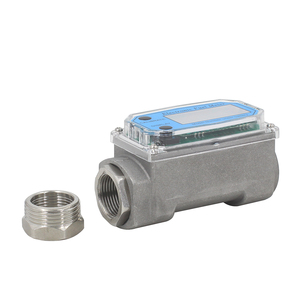 디지털 디젤 연료 유량계 물 매체용 맞춤형 OEM 스테인레스 스틸 터빈 유량계 - Product Image 2