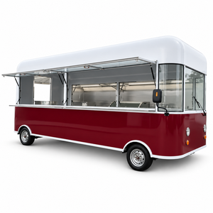 Food Truck 4,8 m en acier inoxydable, style capsule, cuisine mobile extérieure avec compartiments isolés - Product Image 6