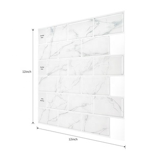 Funlife — autocollant <span class=keywords><strong>pour</strong></span> la <span class=keywords><strong>douche</strong></span>, de salle de bain, carreaux épais, écorce et bâton, dosseret de cuisine - Product Image 2