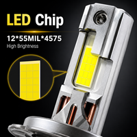 Ampoule de phare LED SFIDA K6 150W 15000LM 4575 CSP Plug and Play 6000K avec refroidissement par ventilateur pour voiture