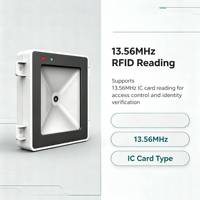 Lector de Códigos QR Wiegand Integrado, Módulo Lector USB RFID QR, NFC 13.56mhz, Escáner de Códigos de Barras 1D, Códigos QR 2D, RS485, RS232, USB, Wiegand