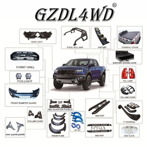 อุปกรณ์ตกแต่งภายนอกรถยนต์ชุดแต่งรอบคันสําหรับ Ranger T9 XL/ <span class=keywords><strong>XLS</strong></span> อัพเกรดเป็นกระจังหน้า Raptor กันชนหน้าบังโคลนไฟหน้าไฟท้าย - Product Image 6