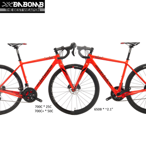Cuadro de carbono DABOMB OEM 700C para bicicleta de montaña y gravel - Product Image 3