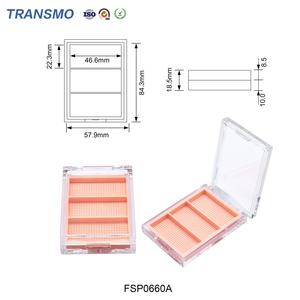 Boîte à poudre en plastique en gros, étiquette privée, conteneur vide pour blush, palette de contouring, boîte à poudre - Product Image 2