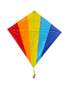 big rainbow diamond kite for kid and adult