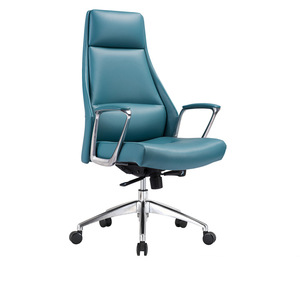 Silla de oficina de Gerente Ejecutivo ajustable de computadora alta moderna con respaldo alto de diseño cómodo de lujo para Presidente - Product Image 1