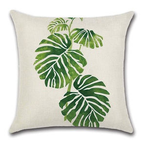 Pianta tropicale <span class=keywords><strong>cuscino</strong></span> foglia di foresta pluviale verde <span class=keywords><strong>stampa</strong></span> <span class=keywords><strong>digitale</strong></span> <span class=keywords><strong>cuscino</strong></span> - Product Image 5