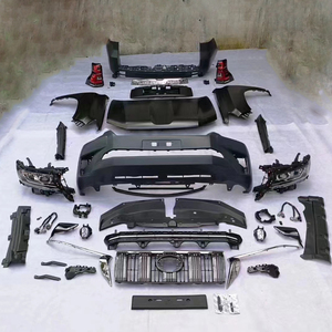 สำหรับโตโยต้าพราโด FJ150 2010-2017บานปลายปรับแต่งเพื่อสไตล์2018บอดี้คิทพร้อมกันชนหน้ากันชนหลังกระโปรงข้าง - Product Image 6