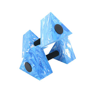Haltères aquatiques portables en EVA, design triangulaire, légers, lot de deux, équipement d'exercice aérobie et de <span class=keywords><strong>natation</strong></span> |   Barres de musculation pour <span class=keywords><strong>piscine</strong></span> pour adultes - Product Image 1