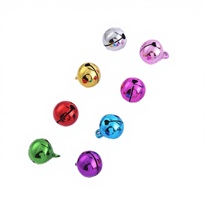 Campanas de Metal Plateadas de 8mm-20mm, Pequeñas y Brillantes, para Manualidades, Decoraciones Navideñas, Fiestas, para Perros - Product Image 4