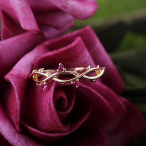 Anello a forma di ramo d'albero per donna, stile coreano minimalista, accessorio da indossare sul dito indice, idea regalo - Product Image 2