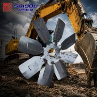 Ventilateur de refroidissement à 8 pales SHIYOU 250-1911 147-9672 pour moteur diesel d'excavatrice CAT C9 320C 323D 324E - Pièces de rechange