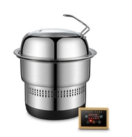 Imichef 2800W industriel Commercial chauffage rapide électrique fruits de mer cuiseur à vapeur marmite cuisson vapeur pour restaurant