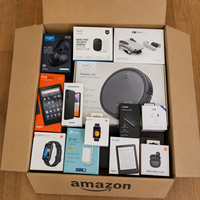 Caja Misteriosa con Smart TV, Caja Misteriosa de Regalos Electrónicos de Amazon, Proyector, Altavoz, Cámara para TikTok, EBay, Reventa en Alibaba