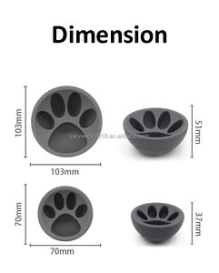 VaryWell Große und Kleine Hunde- und Katzen-Frostfressnapf, Spülmaschinenfest, für Gefrorene Leckerlis, Umweltfreundliches Hundespielzeug - Product Image 5