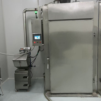 Nouveau Four à Fumage à Vapeur Automatique Commercial Aimeida en Acier Inoxydable avec Contrôle Précis de la Température pour la Transformation des Fruits de Mer et de la Viande