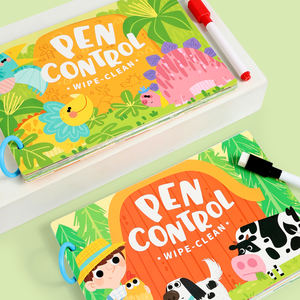 Bolígrafo de entrenamiento con control personalizado, libro ocupado con animales, dinosaurios, juegos a juego, números, <span class=keywords><strong>alfabeto</strong></span>, juguetes educativos para niños y niñas - Product Image 2