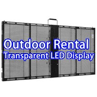 Écran d'affichage vidéo LED transparent HD pour fenêtre en verre publicitaire 3D Eagerled, film mural LED pour magasins de détail