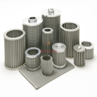 Tube filtrant liquide en acier inoxydable perforé, filtre à tamis métallique, cartouche filtrante, filtre à mailles métalliques