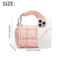 Sac de poignet matelassé en nylon antivol avec fermeture éclair pour homme et femme, pochette double pour clés, course et randonnée - Vente en gros