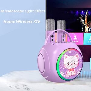 Chất lượng cao <span class=keywords><strong>kitty</strong></span> phong cách dễ thương xách tay BT loa không dây với Microphone Karaoke Loa Đảng cắm trại vui chơi giải trí - Product Image 2