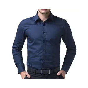 Chemise formelle boutonnée pour hommes Excellente qualité Budget Prix compétitif Logo personnalisé Respirant Vêtements de bureau - Product Image 2