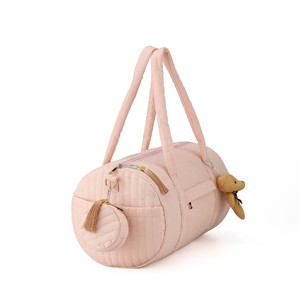 Sac à langer grande capacité <span class=keywords><strong>pour</strong></span> maman, sac matelassé avec breloque ours en peluche, sac <span class=keywords><strong>de</strong></span> voyage multi-poches <span class=keywords><strong>pour</strong></span> bébé - Product Image 6
