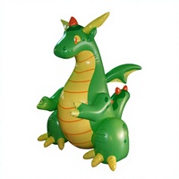 Modèle de dragon gonflable décoratif en PVC de la marque GZAD IBG69, prix bas, mascotte à vendre