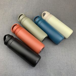 Children Water Bottle Two <b>Lids</b> Colorful Stainless Steel Drink Juice Travel School Portable Cute - Product Image 6