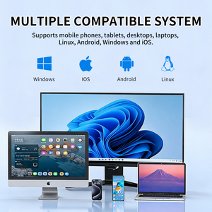 Escáner de Código de Barras de Escritorio T880 2D, Manos Libres, Automático, Omnidireccional, USB, con Cable, Lector de Códigos QR 1D, en Stock para Tiendas Minoristas - Product Image 3