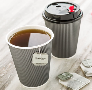 Disposable <strong>Hot</strong> <strong>Chocolate</strong> Brown Ripple Wall Paper <strong>Cup</strong> for <strong>Hot</strong> Drinks with Cover - Product Image 6