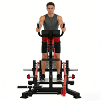 Appareil professionnel de musculation abdominale et pectorale réglable à plaques de poids en acier pour la musculation et l'équipement complet de fitness en salle de sport
