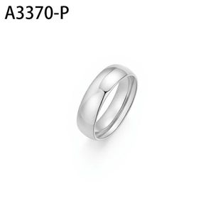 Anillo de moda Amy Amy, alianza de boda de acero inoxidable, joyería de estilo clásico para mujer A3370-P - Product Image 1