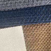 Tissu de velours pour revêtement de canapé et de voiture, 100% polyester, style maille tricotée, imperméable, ignifuge, anti-plis, écologique