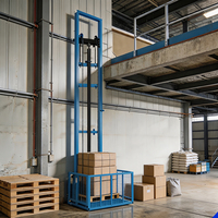Ascenseur de fret hydraulique à chaîne de 5000 kg, 3 étages, pour entrepôt souterrain et entrepôt e-commerce