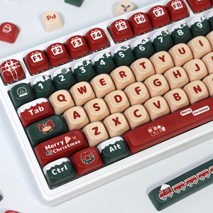 Aflion giáng sinh 130 phím PBT Moa hồ sơ Keycaps cho MX chuyển đổi bàn phím cơ khí 61 63 64 68 82 84 87 96 98 100 104 <span class=keywords><strong>10</strong></span> - Product Image 2