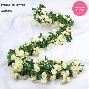 Guirnalda de Rosas Artificiales de 69 Cabezas para Decoración de Bodas y Hogar, Decoración para Tuberías de Aire Acondicionado, Flor Artificial Decorativa - Product Image 5