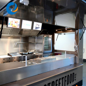 Camion de restauration mobile, chariot à bonbons, remorque à tacos avec cuisine complète, four, friteuse, grill, cuisinière - Product Image 1