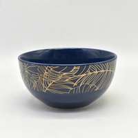 Fournisseurs chinois : Nouveauté ! Vaisselle en porcelaine émaillée bleue, 18 pièces, motif végétal uni, prix attractif