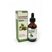 Complément alimentaire liquide multivitaminé au corossol 60 ml, marque privée OEM, extrait d'herbes naturelles pour les soins quotidiens du corps