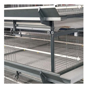 A Type 3 Layers Steel Structure Large Scale <strong>Broiler</strong> Breeding Chicken Battery <strong>Cage</strong> for Poultry Shed - Product Image 3