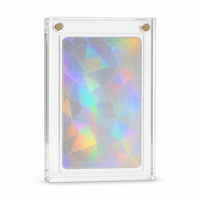 Protection personnalisée en stock pour cartes PSA C Slab avec panneau en acrylique transparent, thème animaux, 12 ans et plus