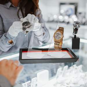 PH PandaHall <span class=keywords><strong>2</strong></span>件式环保丙烯酸手表架和家用支架-男士父亲节礼物<span class=keywords><strong>2</strong></span>.9x3.3x5.3英寸 - Product Image 5